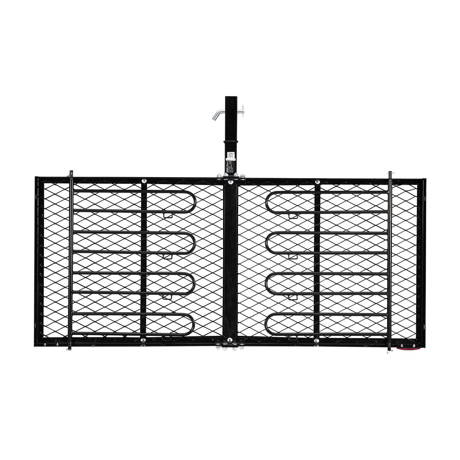 VEVOR Hitch Cargo Carrier with Bike Racks, 1580 x 685 x 80 mm Hitch Mount Cargo Carrier for up to 4 Mountain Bikes, 227KG Capacity High-Strength Steel Rear Luggage Basket Fits 2" Receiver for SUV Pickups