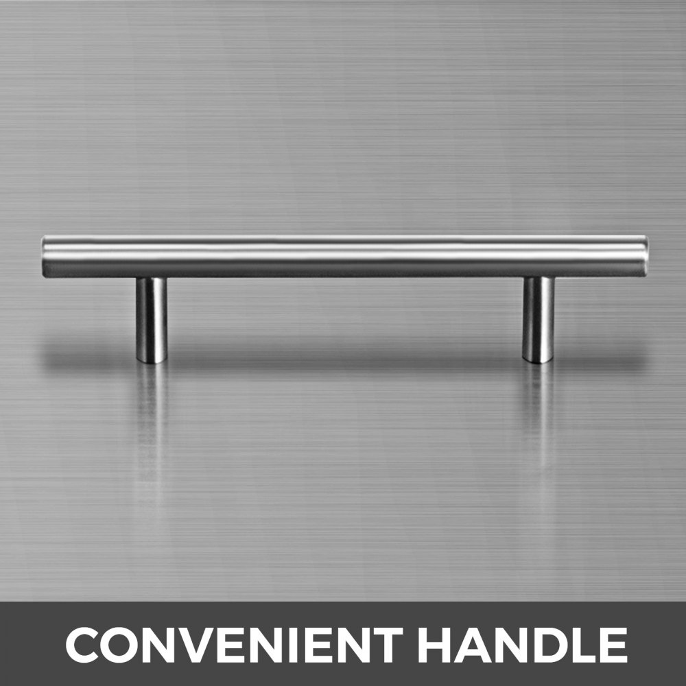 VEVOR Fire Pit Lid 33x13 Inch Fire Pit Burner Cover 1.5mm Thick Rectangular 430 Stainless Steel Cover Fit for 30x10 Inch Fire Pit Pan