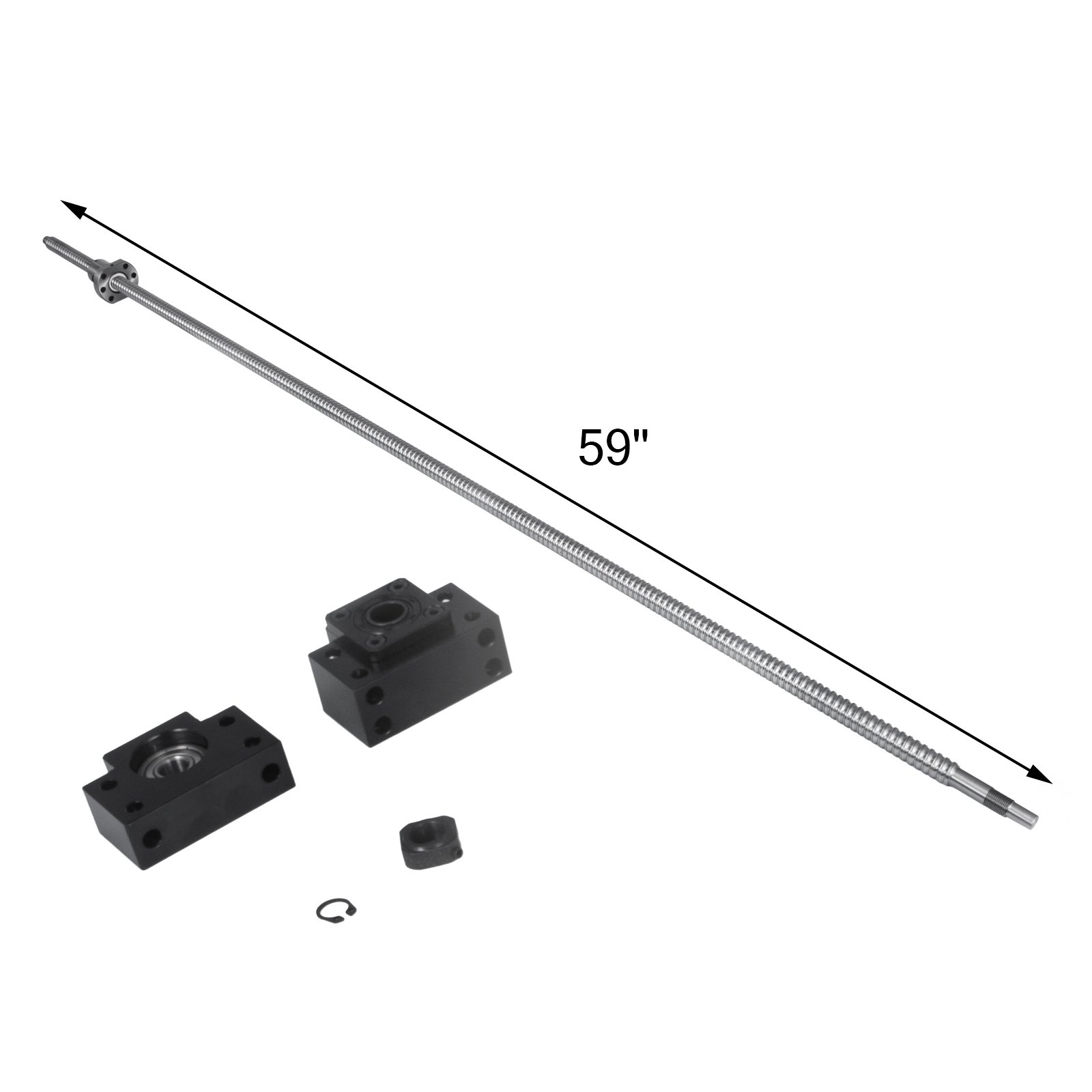VEVOR SFU1605-1500mm & BK12/BF12 End Support CNC Ball screw AU