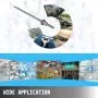VEVOR Ballscrew Anti-Backlash SFU1605 500mm Ballscrew kit + BK and BF12 Kit with Ball Nuts + Screw Nut Housing for CNC Route Grinding Machine