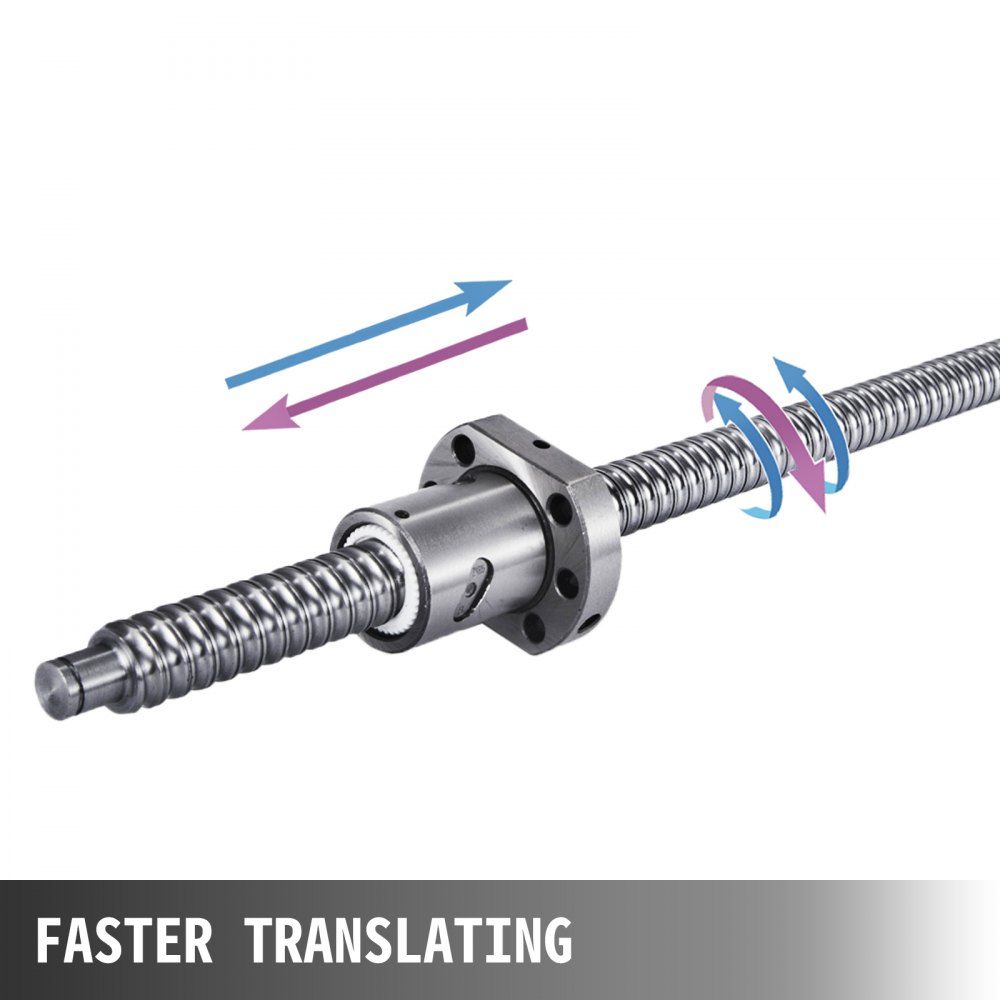Antibacklash Ball Screw Sfu1605 600mm & Bk/bf12 + 6.35x10mm Coupler Set
