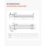 VEVOR Linear Guide, 1000 mm Stroke Work Size, Ball Screw Motion CNC Linear Guide Stage Actuator, Motorized Nema 23 Stepper Motor, High Precision, for Engraving Machine CNC Milling Machine 3D Printer