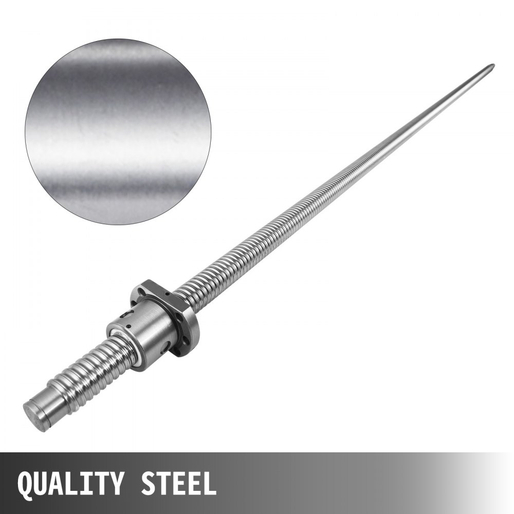 VEVOR Ball screw RM2505-1800mm 2505 SFU2505 BF/BK20 CNC Route Stamina Durable