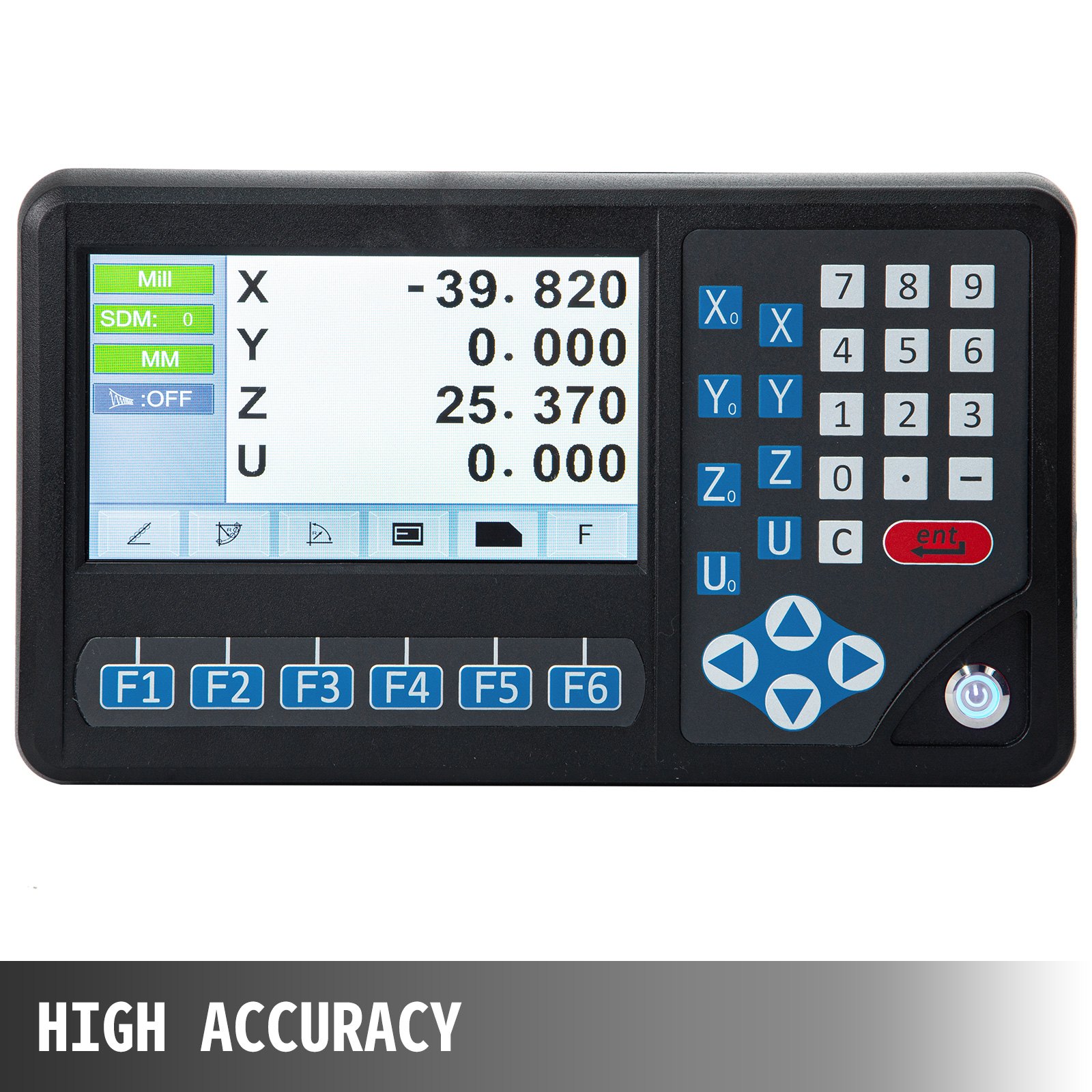 4 Axis Digital Readout Mill, Linear Encoder, Lcd Screen, Dro For Milling Machine