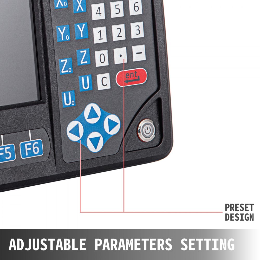 5 Axis Digital Readout Mill, Linear Encoder, Lcd Screen, Dro For Milling Machine