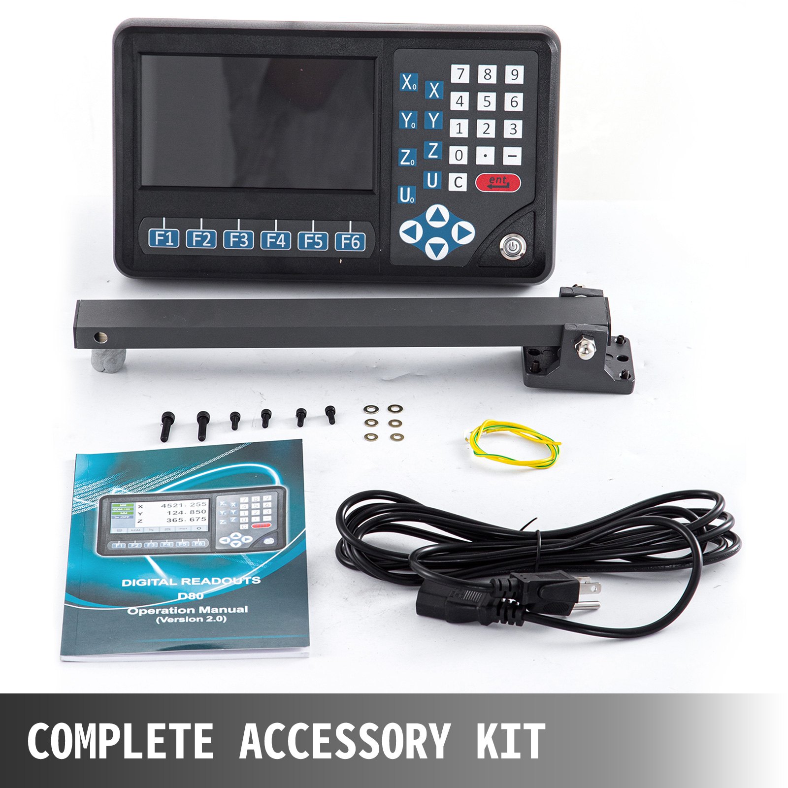 5 Axis Digital Readout Mill, Linear Encoder, Lcd Screen, Dro For Milling Machine