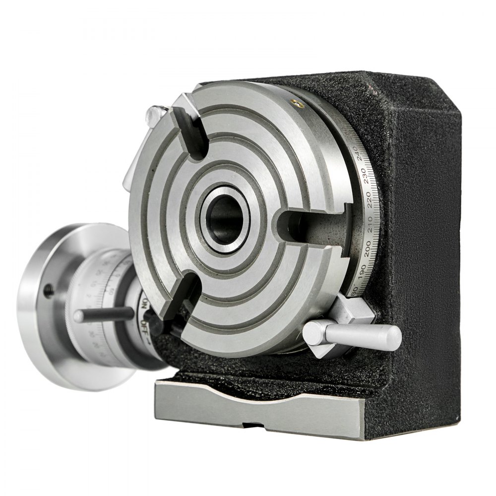 Rotary Table 4" 3-slot Horizontal Vertical Dividing Plates For Milling Machine