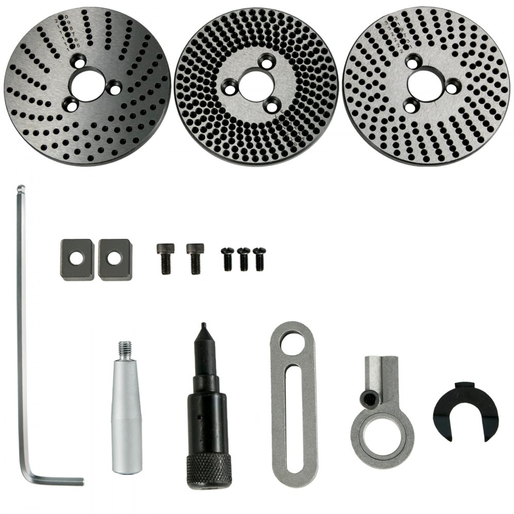 Rotary Table 4" 3-slot Horizontal Vertical Dividing Plates For Milling Machine