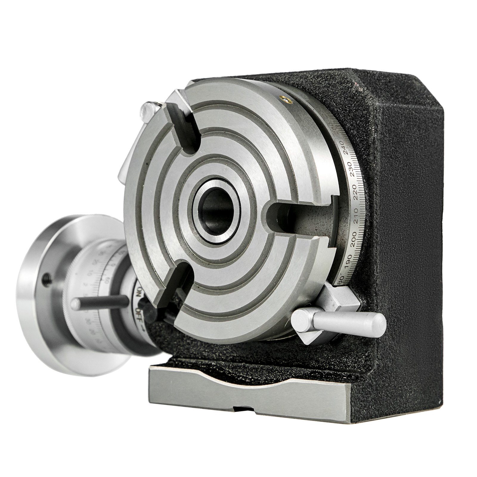 Rotary Table 4" 3-slot Horizontal Vertical Dividing Plates For Milling Machine