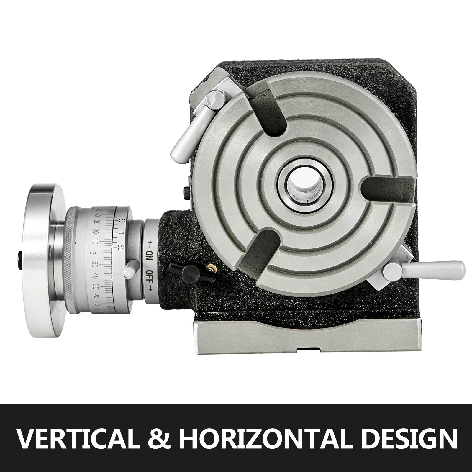 Rotary Table 4" 3-slot Horizontal Vertical Dividing Plates For Milling Machine