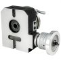 VEVOR rotary table with adjustable angle and precision scale dial in metal body.
