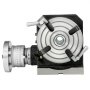 VEVOR rotary table with precision scale and adjustable handle.