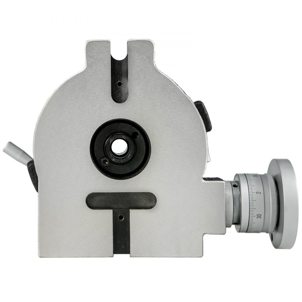 VEVOR Rotary Table 6inch(150mm) Horizontal Vertical Milling Table 2/5inch(10mm) 4-Slot Milling Rotary Table MT-2 Rotary Table for Milling with Indexing Plate Set for Precision Milling Drilling