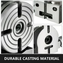 Rotary Table 6"(150 mm)_4-Slot Horizontal Vertical Dividing Plates for Milling Machine