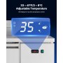Commercial Refrigerated Pizza Prep Table Stainless Steel Fridge Double Door