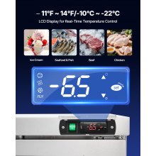 Commercial Freezer Prep Table Stainless Steel 72 inch Triple Door