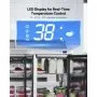 Commercial Refrigerated Sandwich Prep Workable Triple Door Stainless Steel