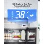 Commercial Refrigerated Sandwich Prep Worktable Stainless Steel Single Door