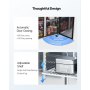 Commercial Refrigerated Sandwich Prep Worktable Double Door Stainless Steel