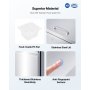 Commercial Sandwich Prep Table Refrigerator Double Door Stainless Steel