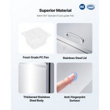Commercial Sandwich Prep Table Refrigerator Double Door Stainless Steel
