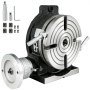VEVOR Rotary Table 20.3 cm Vertical & Horizontal Rotary Table, 20.3 cm Horizontal Vertical HV8 Precision 3MT Milling Drilling Machine Vernier Reading Milling Drilling Boring for Milling Machine