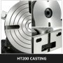 VEVOR Rotary Table 20.3 cm Vertical & Horizontal Rotary Table, 20.3 cm Horizontal Vertical HV8 Precision 3MT Milling Drilling Machine Vernier Reading Milling Drilling Boring for Milling Machine