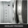 VEVOR Rotary Table 20.3 cm Vertical & Horizontal Rotary Table, 20.3 cm Horizontal Vertical HV8 Precision 3MT Milling Drilling Machine Vernier Reading Milling Drilling Boring for Milling Machine