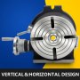 VEVOR Rotary Table 8" 200mm tilting MT-3 4 Slot Excellent High Quality Precision