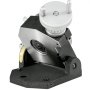 VEVOR rotary table with precise adjustment dial and sturdy black base.