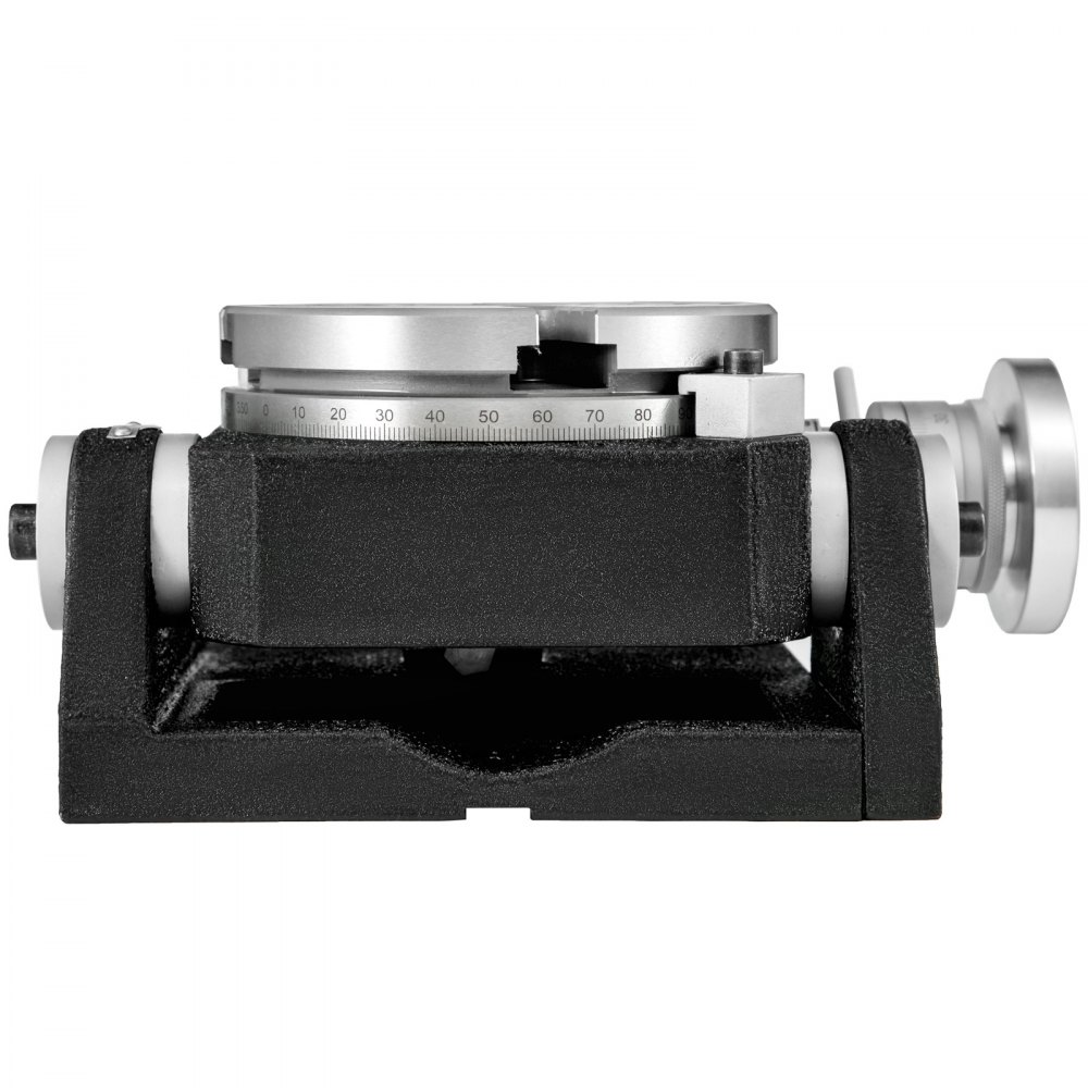 Rotary Table 6" 150mm Tilting 4-Slot MT-2 1:90 Ratio MT-2 Bore Milling Drilling