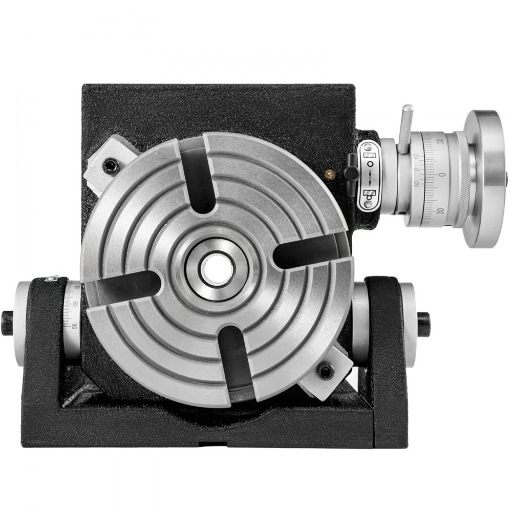 Rotary Table Horizontal Vertical Rotary Table 6" 4-slot For Milling Drilling