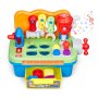 VEVOR Musical Workbench Toy, Sounds & Lights, Musical Learning Workbench for Toddler Age 2 Years and Up, Baby Pretend Play Tool Set, Infant Shape Sorter Activities, Kids Pounding Game, Boys & Girls