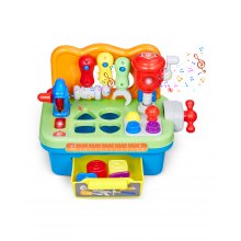 Musical Workbench for Toddler 2 Years+ Toy Musical Learning Workbench