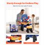 VEVOR Kids Workbench 181 pcs Tool Bench with Realistic Tools and Electric Drill