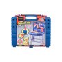VEVOR Kids Workbench, 56 pcs, Kids Tool Bench with Realistic Tools and Electric Drill, Pretend Play Construction Workbench Toys for Toddlers, Toddler Work Bench Learning Gift for Boys & Girls Age 3+