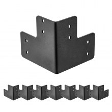 8pcs Workbench Corner Brackets Kit 6.5x6.5x6.5 in/165x165x165 mm Angle Brackets