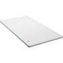 white VEVOR standing desk countertop with rounded corners on a white background.