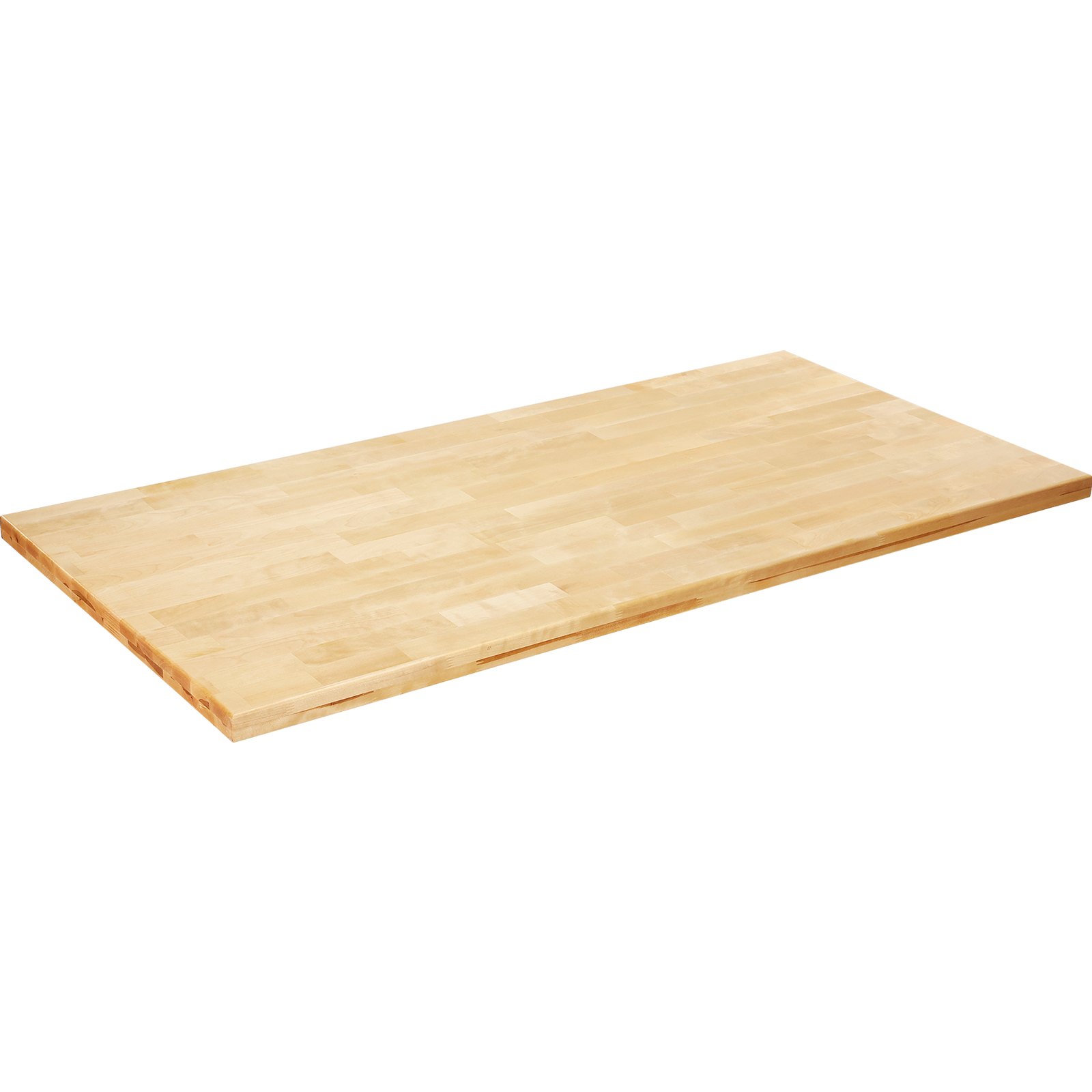 VEVOR wood table top in natural light finish, featuring smooth grain and sturdy rectangular design.