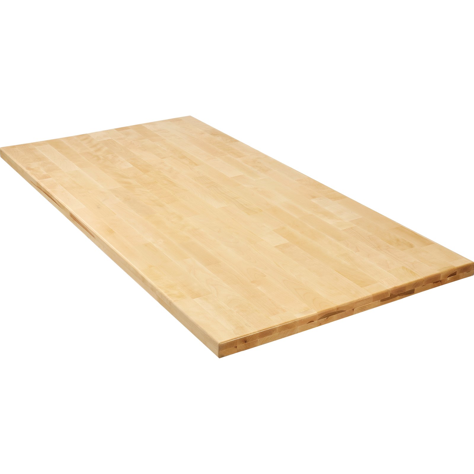 natural VEVOR wood table top with light oak finish and smooth edges, ideal for home or office use.