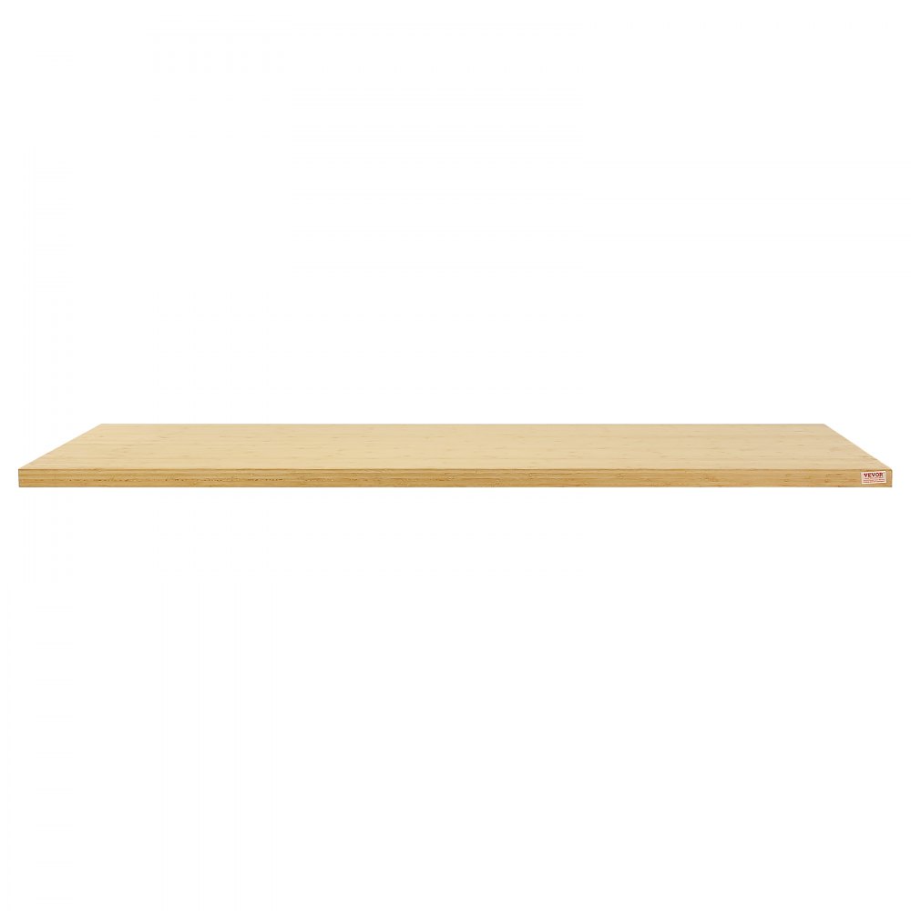 VEVOR bamboo table top with smooth light wood finish against white background.