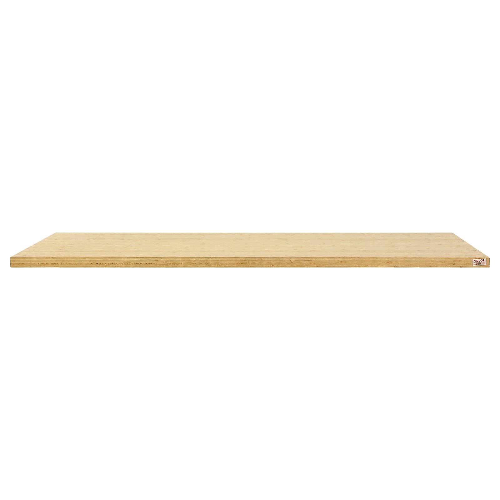 VEVOR bamboo table top with smooth light wood finish against white background.