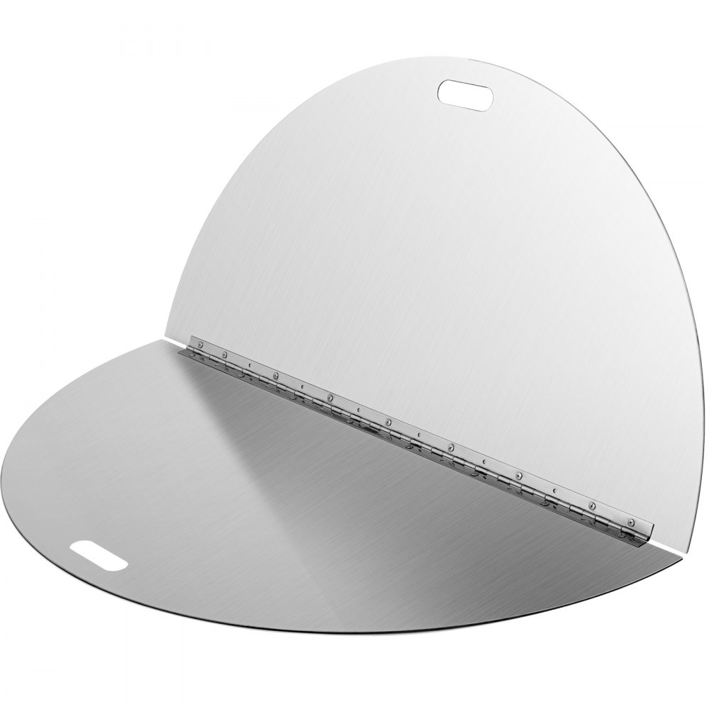 VEVOR Fire Pit Lid Round 40 Inch Foldable Fire Pit Ring Snuff Cover 430 Stainless Steel Fire Pit Spark Screen Cover 3mm Thickness