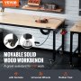 VEVOR Workbench Work Table Work Table Workshop Table with Socket 1361kg