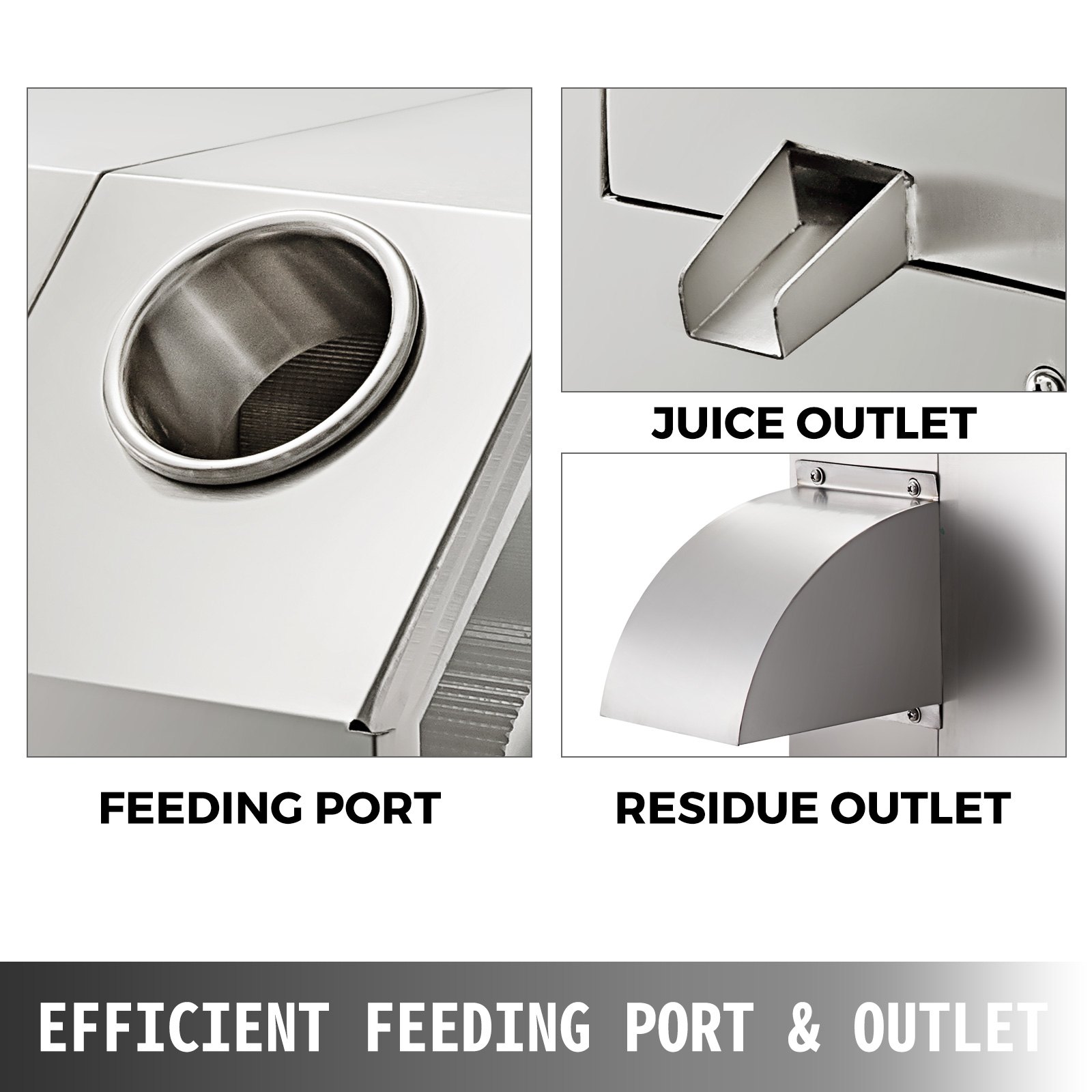 Electric Sugar Cane Press Juicer 400W Stainless Steel Juice Extractor Machine