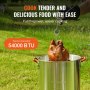 VEVOR 30 Qt Turkey Deep Fryer Propane Boiler Steamer Stock Pot Aluminum Outdoor