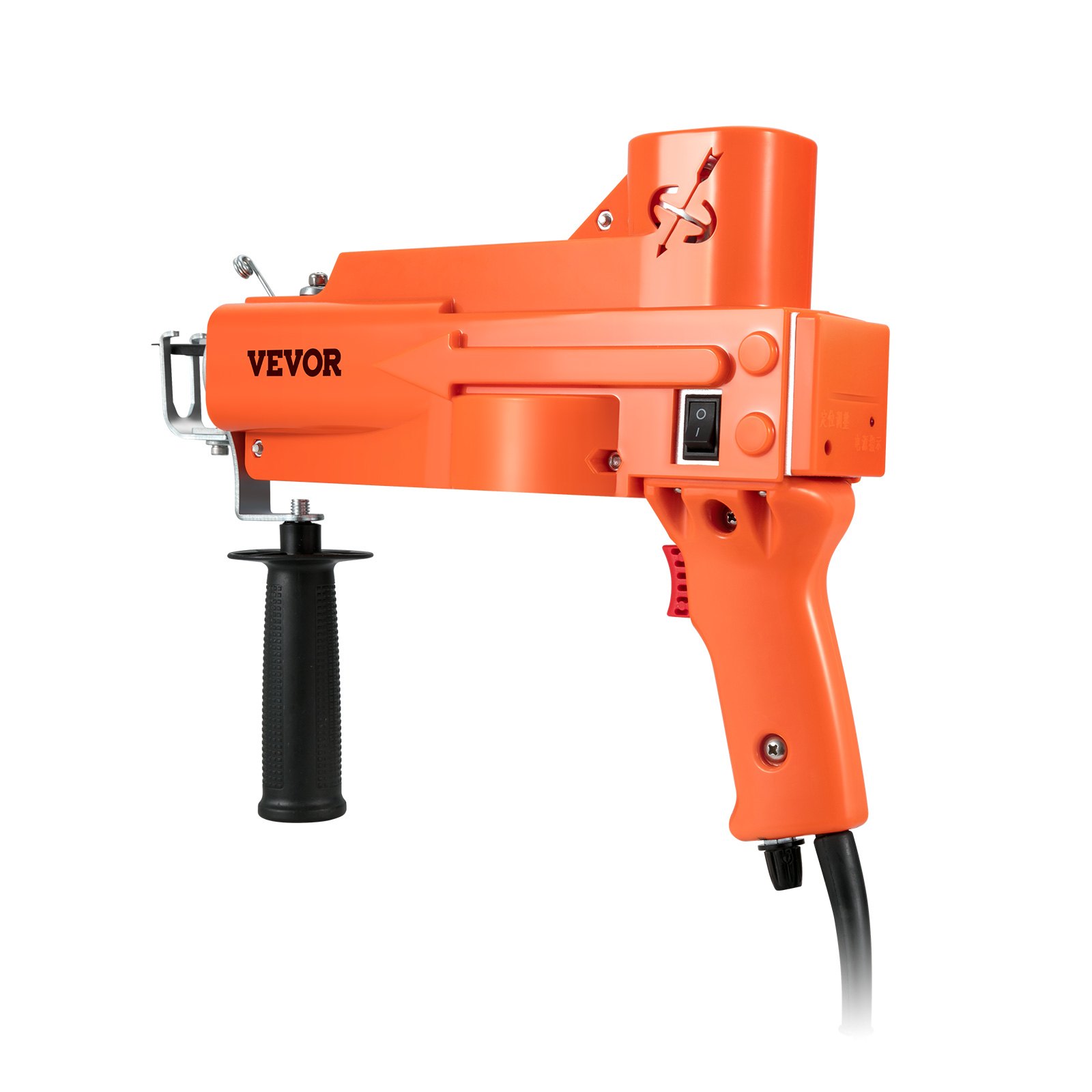 VEVOR Tufting Gun, 2 in 1 Cut & Loop Pile, Electric Carpet Weaving Flocking Machine, Rug Machines Starter Kit, 7-27 Stitches/sec High Speed Rug Making Tools, 4-25 mm Adjustable Height, 110V