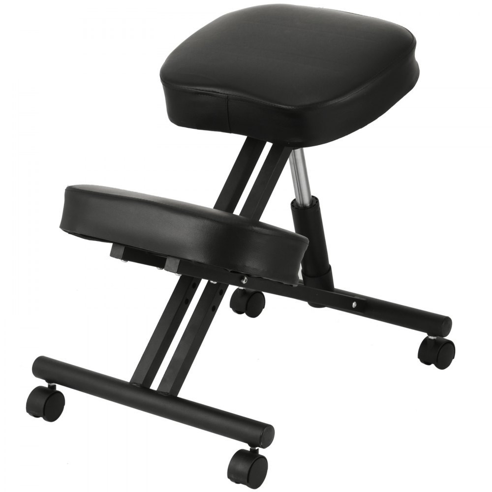 VEVOR  Kneeling Chair Ergonomic 250lbs Load Bearing Office Stool Knee Support Chair Kneeling Office Chair Adjustable Knee Stool for Office or Home Angled Kneeling Chair