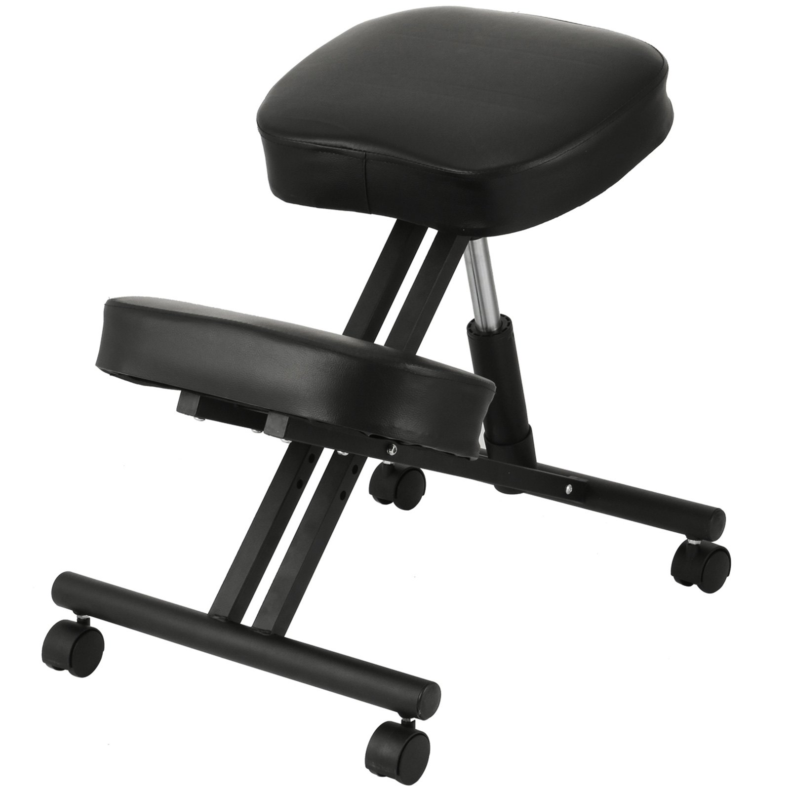 VEVOR  Kneeling Chair Ergonomic 250lbs Load Bearing Office Stool Knee Support Chair Kneeling Office Chair Adjustable Knee Stool for Office or Home Angled Kneeling Chair