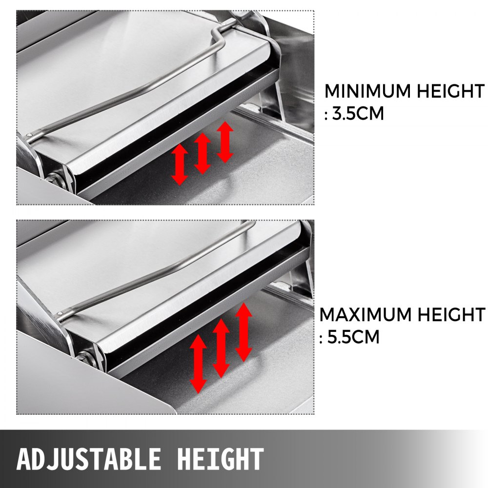 Bun Toaster Burger Machine Oven 6 Slice Hamburger Baking Machine 2 Layer 800W